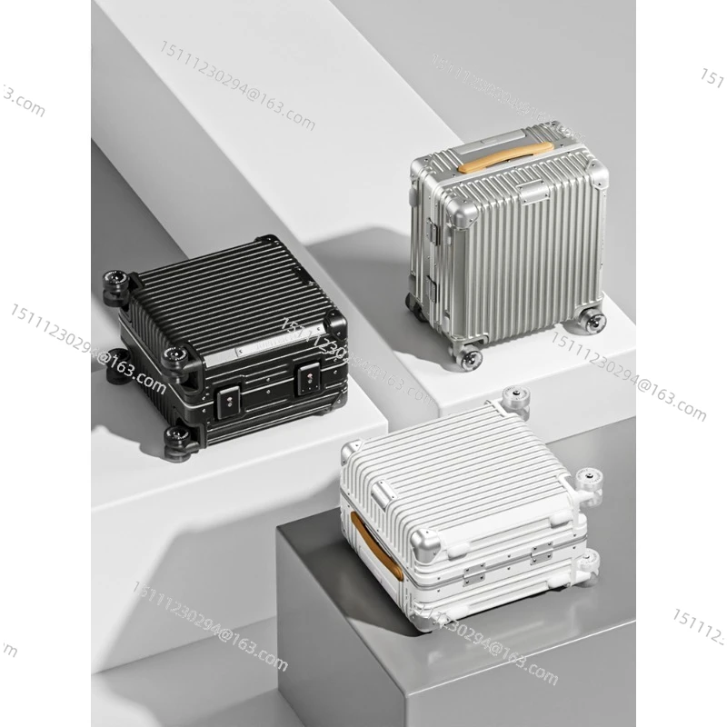 

Новинка 2023 года, алюминиевая ручная кладь 18 дюймов, 20 дюймов, легкий чемодан на колесиках с замком TSA для женщин и мужчин, путешествий