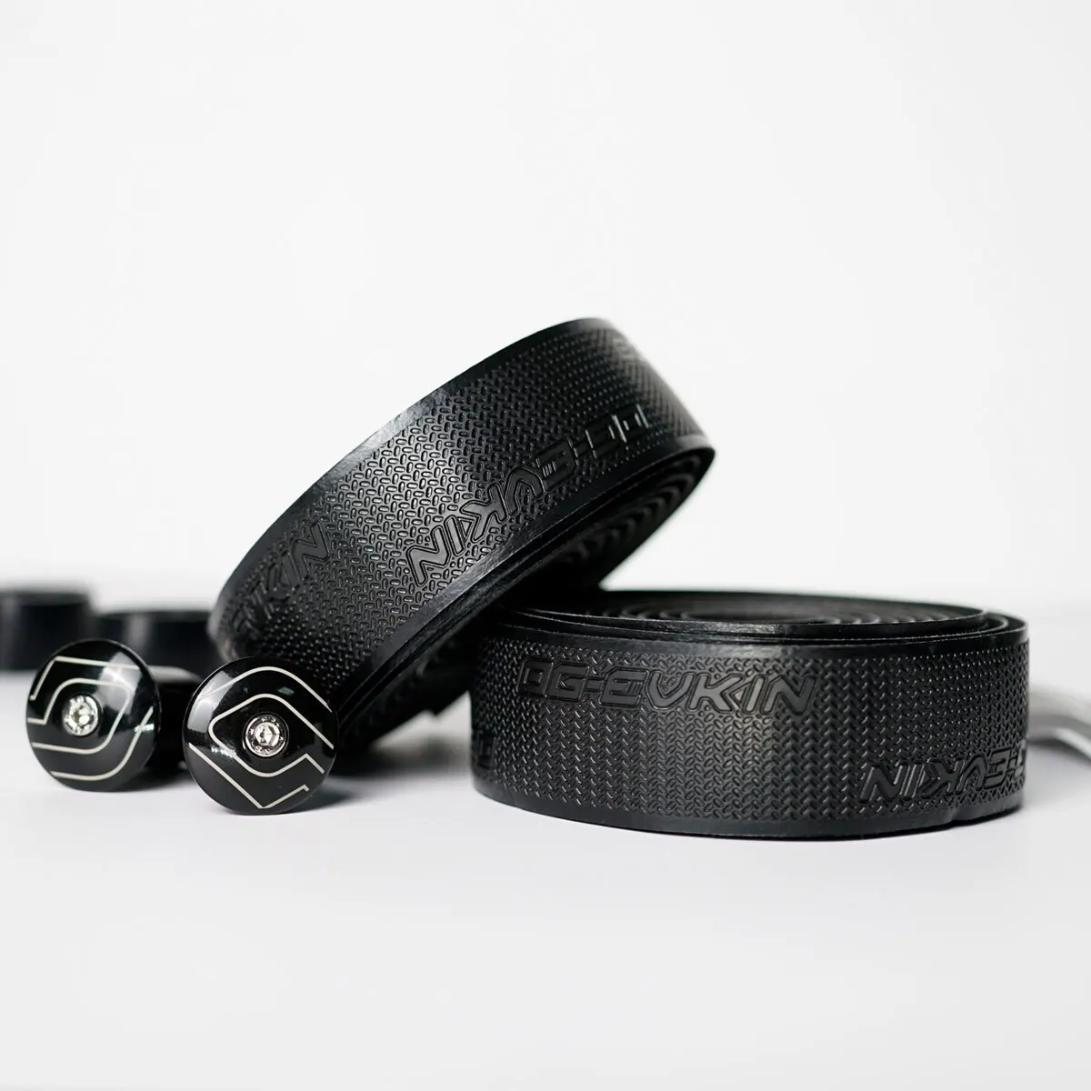 OG-EVKIN Road Bike Handlebar Tape Drop Bar Tape Polyurethane/EVA Anti-Vibratio Cycling Bicycle Akcesoria rowerowe z 2-wtyczką do kierownicy