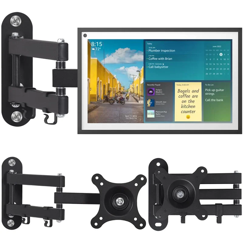 Mount For Echo Show 15 Swivel Horizontal Or Vertical, Extension Wall Mount Stand Metal-A32R view 2