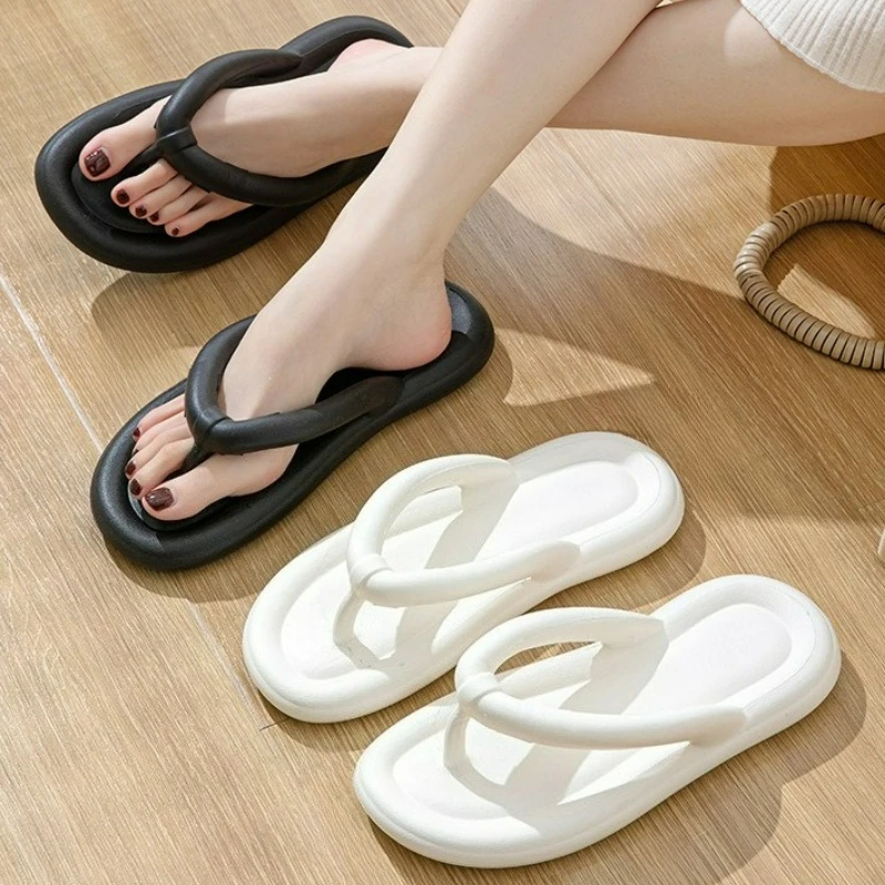 Chanclas de Mujer, calzado informal para exteriores, cómodas zapatillas de playa antideslizantes para Mujer, exquisitas zapatillas hawaianas, Zapatos para Mujer