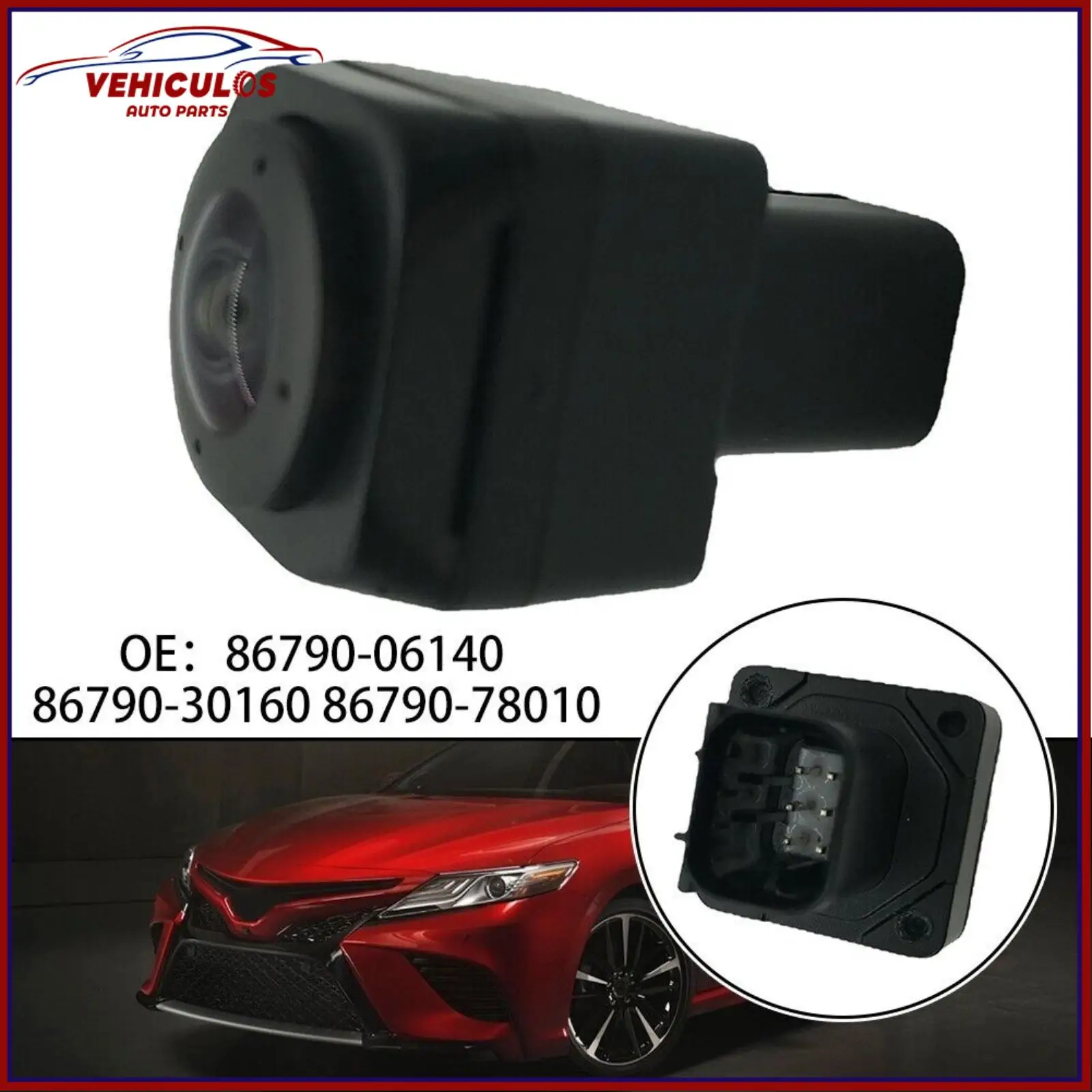 Auto Front View Reversing Camera 86790-06140 86790-30160 86790-78010 For Toyota For Camry 2017-2020