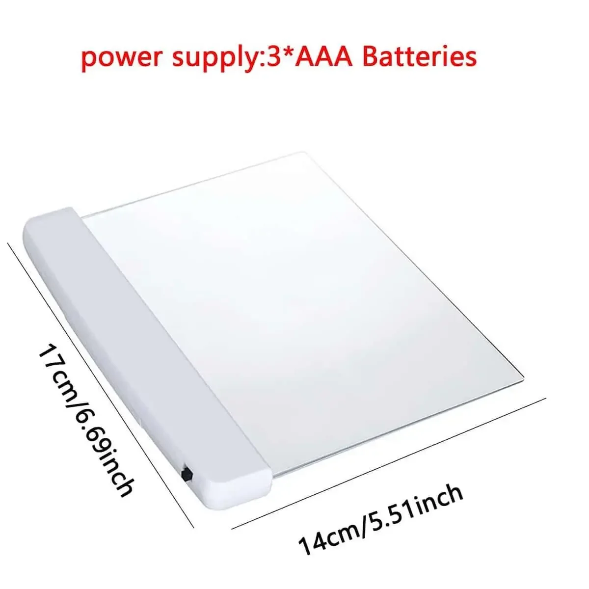 1PC-LED Wireless Book Lamp Dormitory Night Reading Eye Protection AAA Battery LED Creative Portable Table Lamp for Bedroom