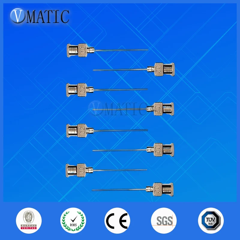 

Бесплатная доставка 12 шт. 1 дюйм игла из нержавеющей стали наконечник 20 г металлическая игла