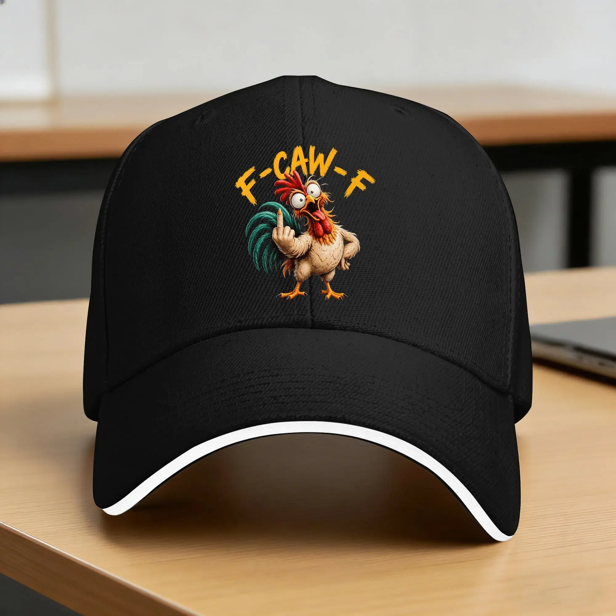 F Caw F Rooster Funny Bird Chicken Whisperer Fawk Baseball Cap Custom DIY Trucker Hat Spring Fashion Sports Snapback Cap