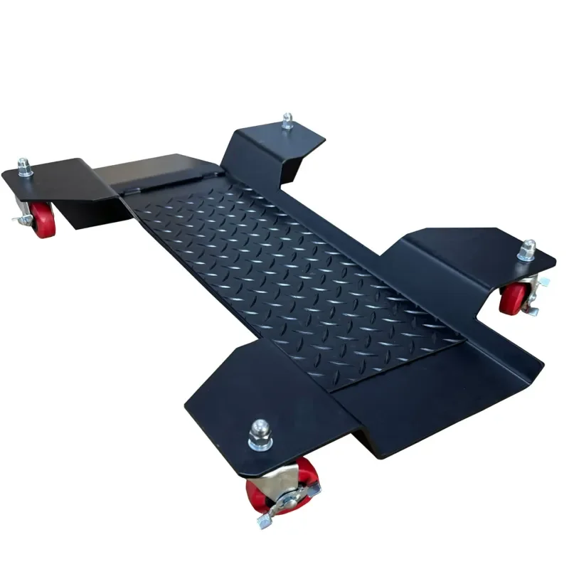 Center Stand for Light Motorcycle Heavy Battery Car Front and Rear Wheel Moving Frame Dolly Transport Device Bogie