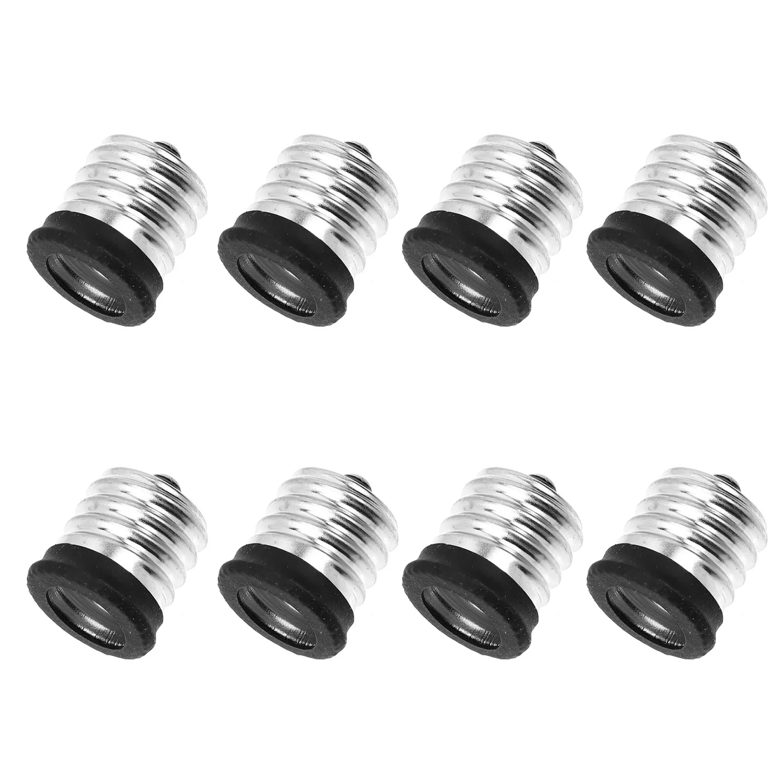 

8Pcs Lamp Head Converter Adapter Plastic Copper Light Bulb Socket Converter B15 to E14 Garage Workshop Use Lamp Holder Adapters