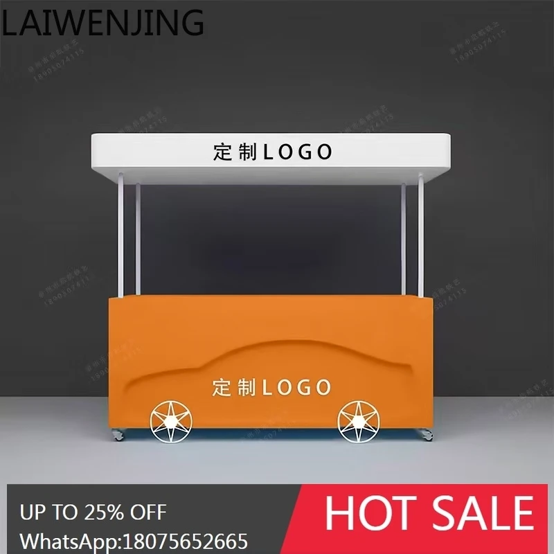 HLZ exhibition hall exhibition creative float display stand creative cart