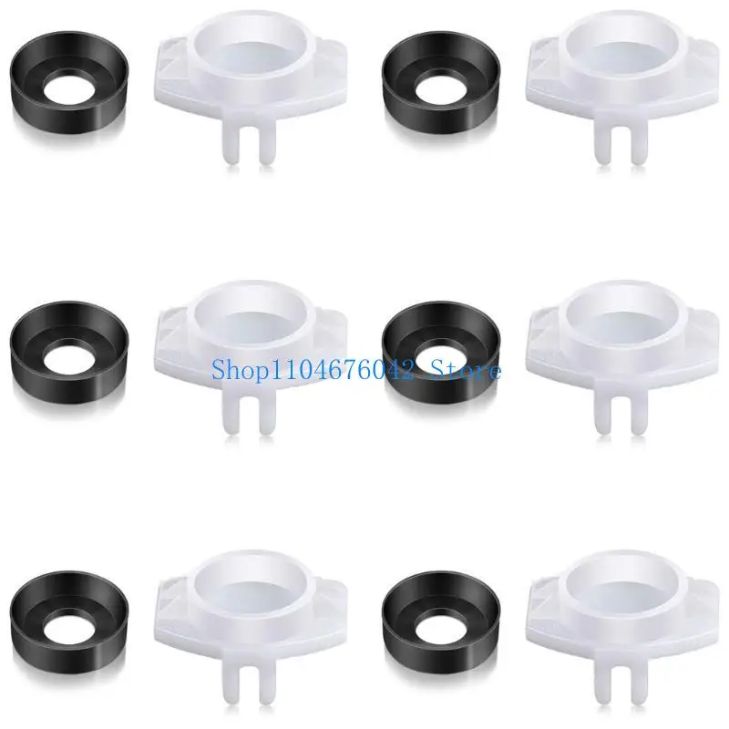 5asd 6 pz Pratico Vasche Da Bagno Beccucci Rubinetto Deviatore Cancello Tazza Guarnizione Set Riparazione Perdite Fix Parti