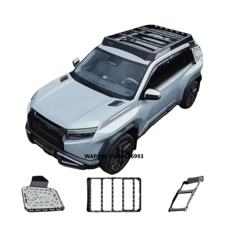 

Newly Upgraded Manganese Steel Roof Rack, Ladder, Side Window Mecha Kit, Suitable for BYD Titanium 3 Accessories