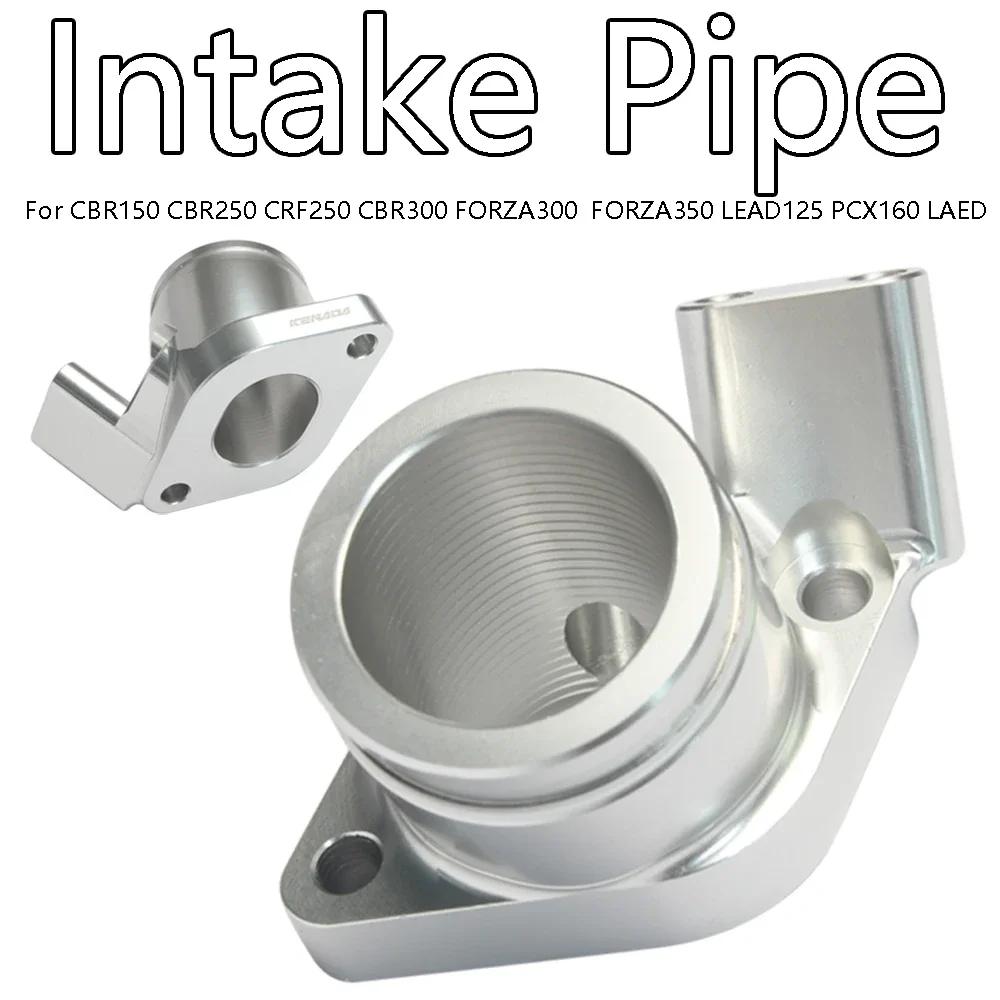 KENADA RACING CNC Aluminum Intake Pipe for CBR150 CBR250 CRF250 CBR300 FORZA300 PCX160 High Performance Upgrade
