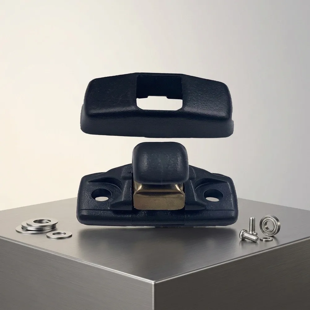Beige Visor Bracket Hanger Automotive Visor Mounting Solution Precisely Molded Outline Compact Structural Design