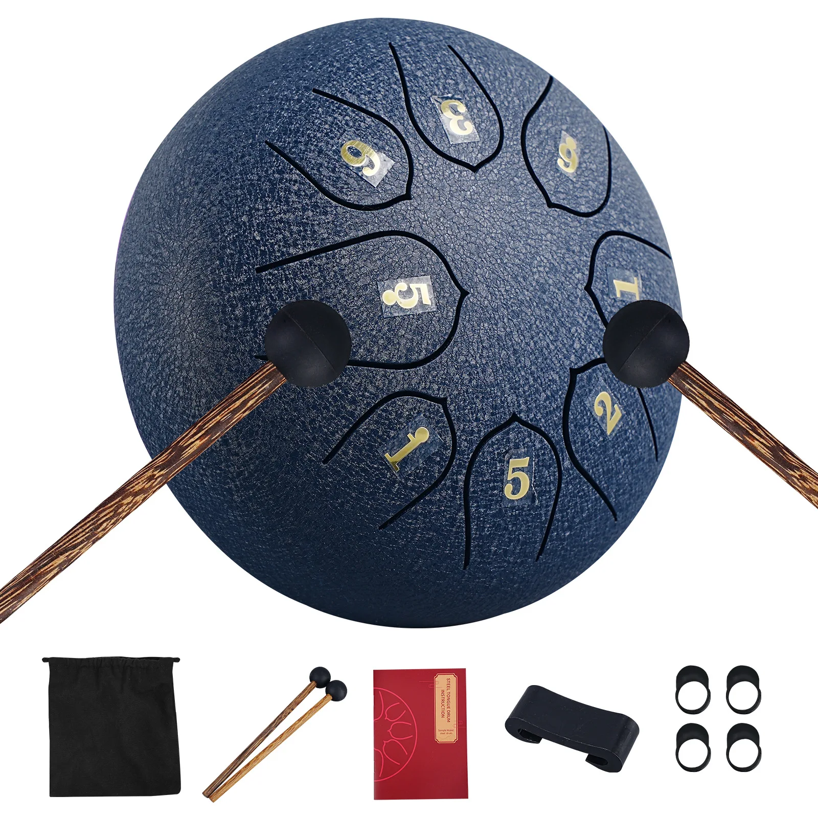 

12 Inch 13 Tone 6 Inch 8 Tone Steel Tongue Hollow Drum 14 Inch Percussion Instrument Forgetting Worry Drum