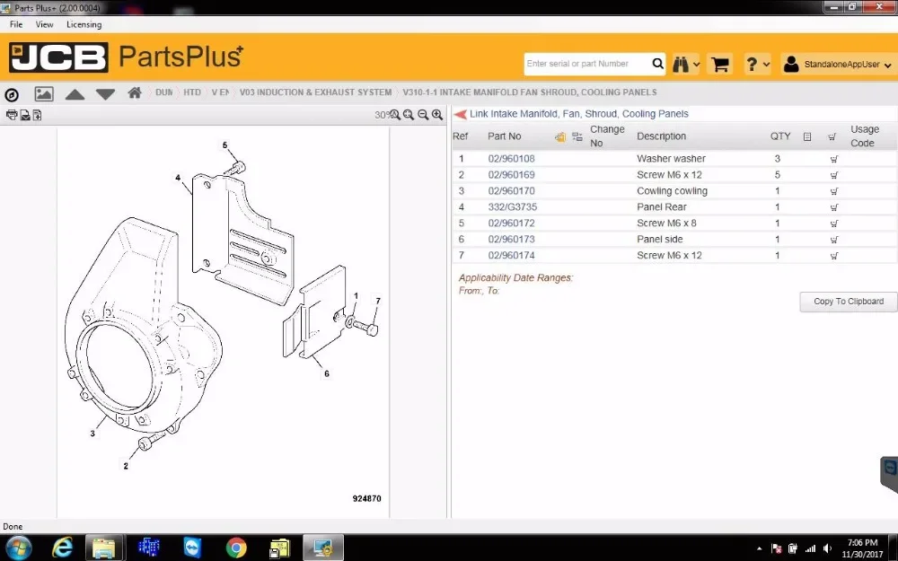 AutoDVD2 JCB SPP  Spare Parts Plus+ 2.00  [2017]