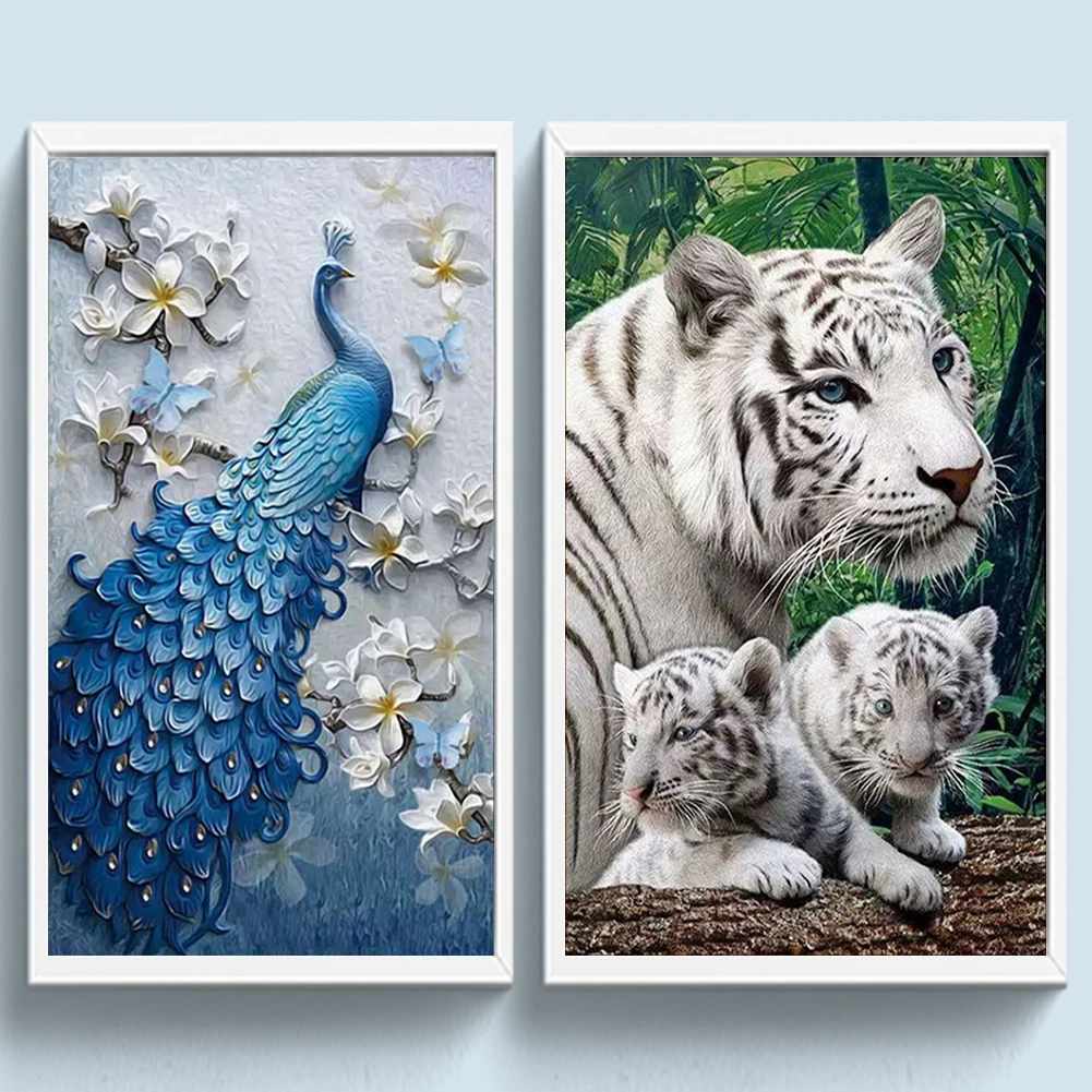 

Full Embroidery Beaded Animal 9CT DIY Beadwork Kit for Living Room Bedroom Decor