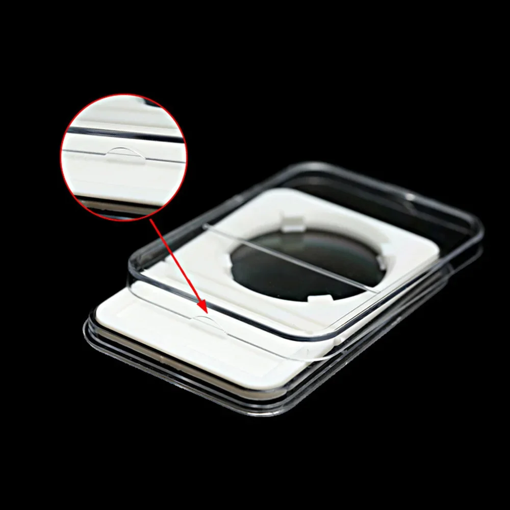 4pcs 39mm Professional Coin Collection Slab Display Storage Case Box Holder Silver Dollar Collection Box, Protection Box, Identi