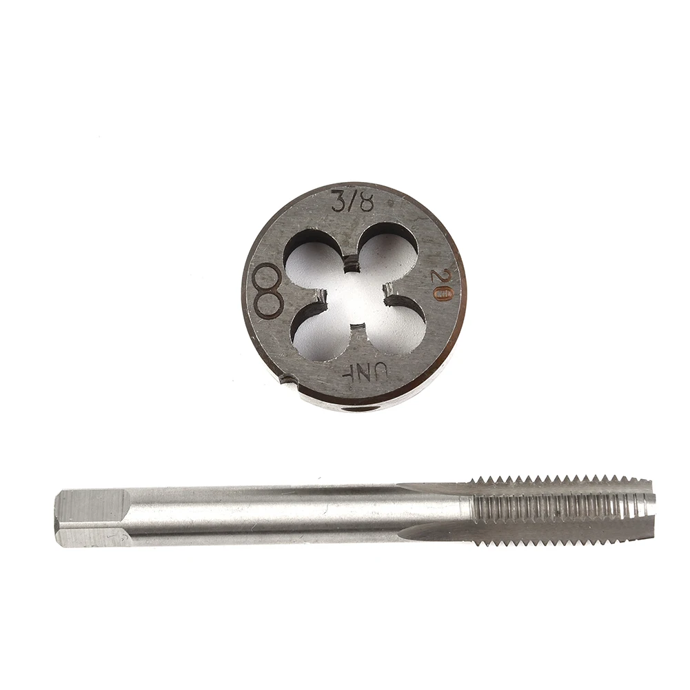 COPPIA HSS BSF 3/8-20 Macchina per flauto dritto Rubinetti Tap And Die Tap And Die 2 pezzi 3/8-20 BSF Standard Rubinetti per tubi Flauto Spedizione veloce