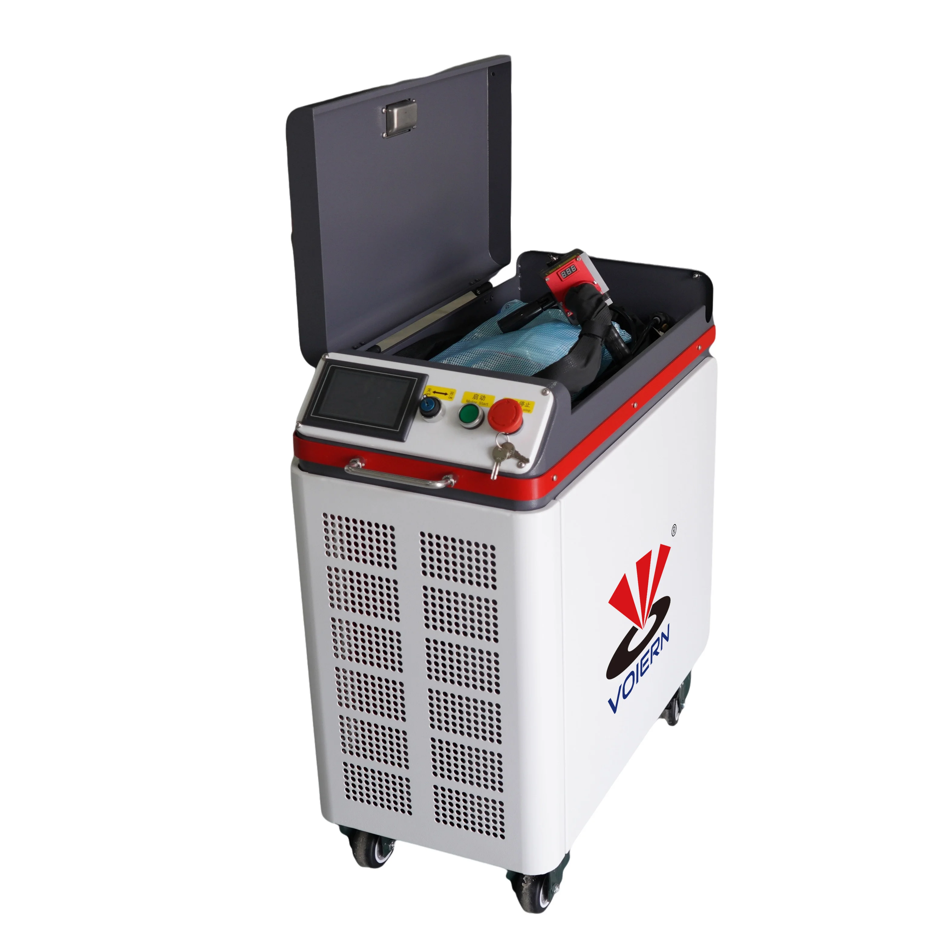 VOIERN 200W300W Pulse Laser Reinigingsmachine Rugzak Pulse Laser Reinigingsmachine