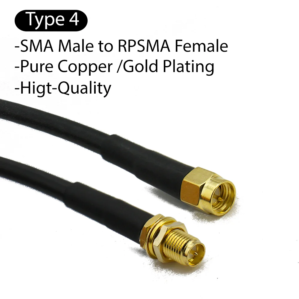 RG58 SMA Male naar SMA Female 50ohm Coaxkabel Laag verlies RF Coax Assembly WiFi Antenne Verlengkabel Connector Adapter Pigtail
