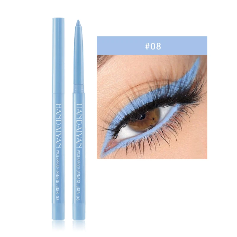 2024 Hot Sale 20 Color Optional Eyeliner Glue Pen Star Color Eyeliner Waterproof Non-halo Makeup Cosmetics Products