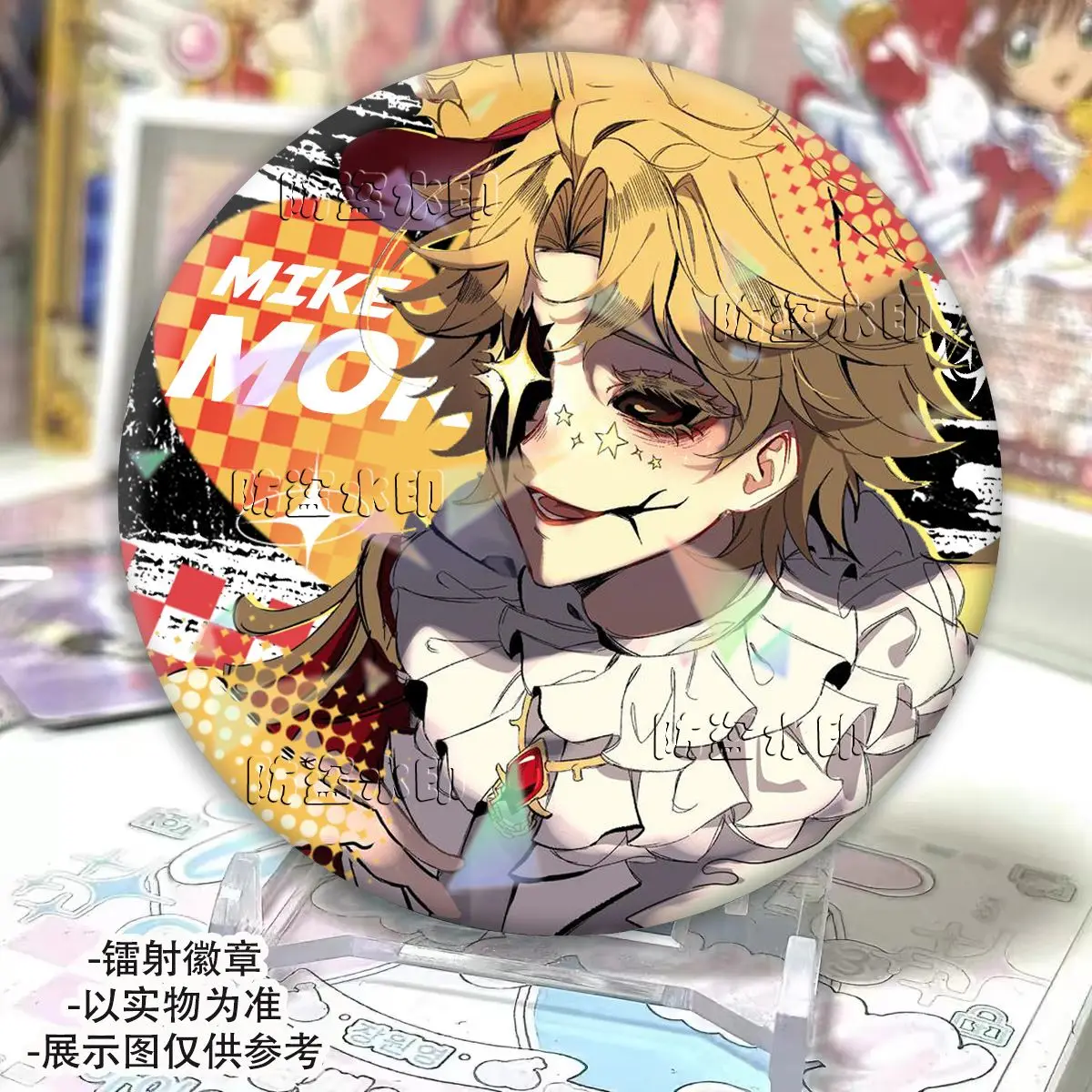 الهوية الخامس مايك مورتون البهلوانية مضحك بروش الملابس BagLapel دبوس تذكارية لينة زر قبعة الزخرفية شارة فتاة جمع هدية