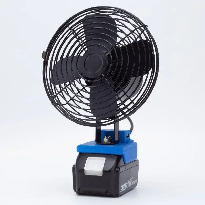 

Portable Outdoor Jobsite Wireless Rechargeable Fan For Makita 18V Li-Ion Battery High Power Force Camping Electric Fan