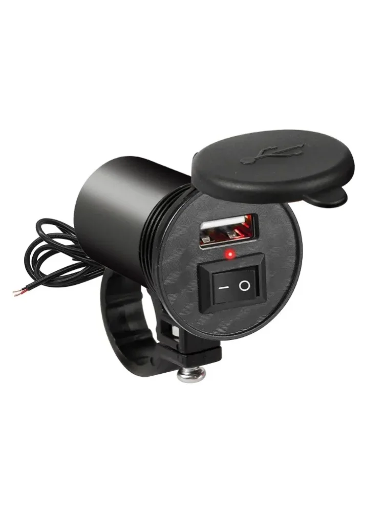 Motorrad-USB-Ladebuchse Wasserdicht On-Board Schnellladegerät 12V 24V Adapter Mit Schalter Für iPhone Auto Motorrad Zubehör