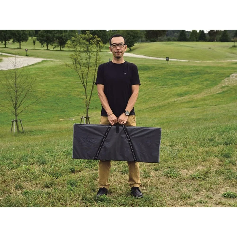 Mesa plegable de grano de madera para acampar al aire libre, escritorio de Picnic, ultraligero, portátil, mesa de playa, mesas de centro turísticos