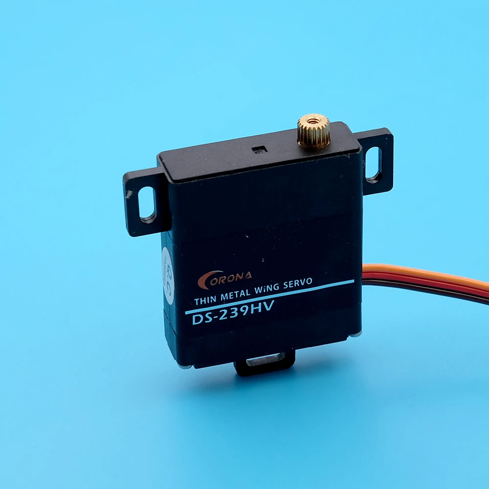 Corona DS239HV DS-239HV 8.4V Digital Slim Wing Servo Ball Bearing Metal Gear 4.6kg / 0.13sec / 22g for RC Glider Plane
