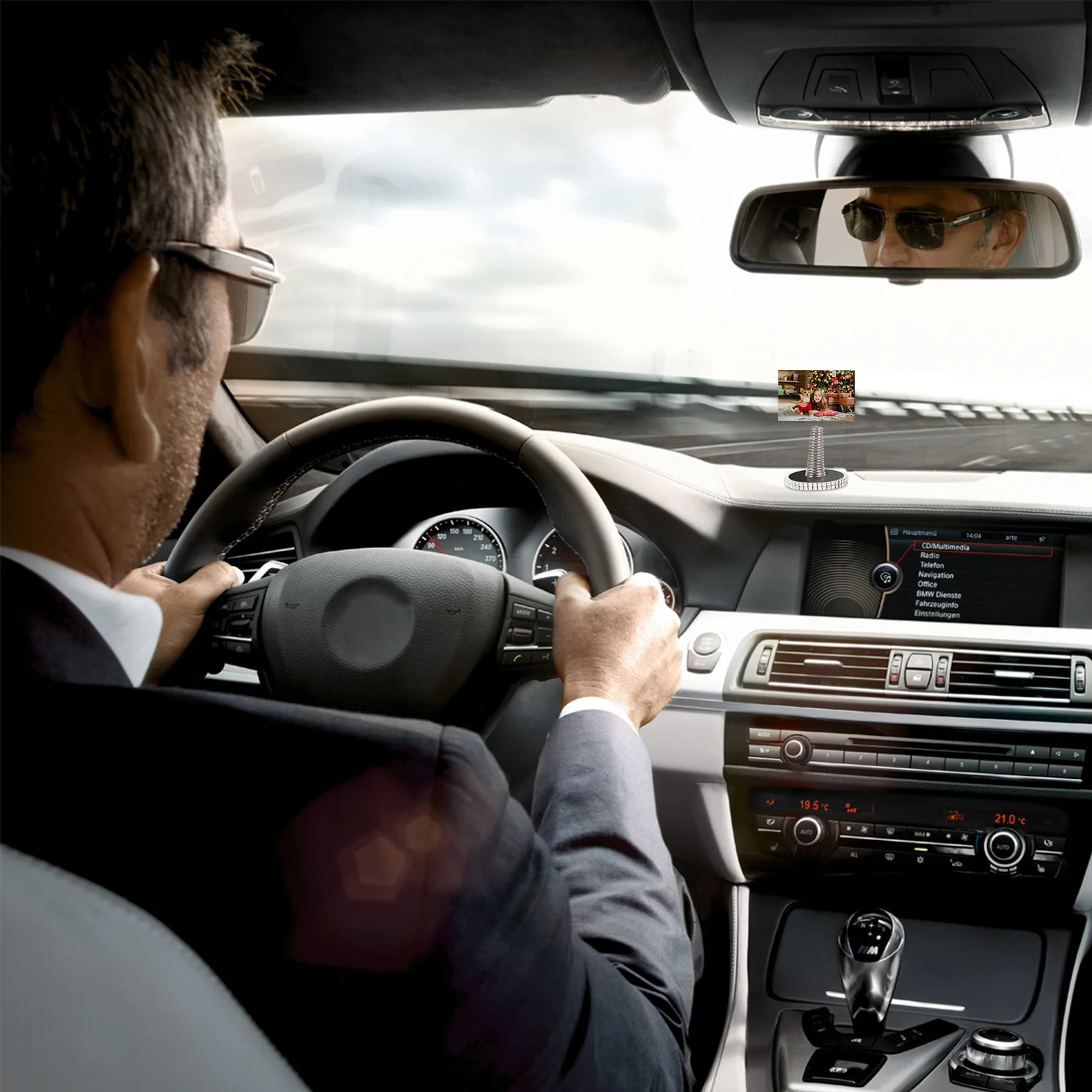 10 Pcs DIY Accessories Shaking Head Toy Spring Base Cars Cat Air Plant Container Dashboard