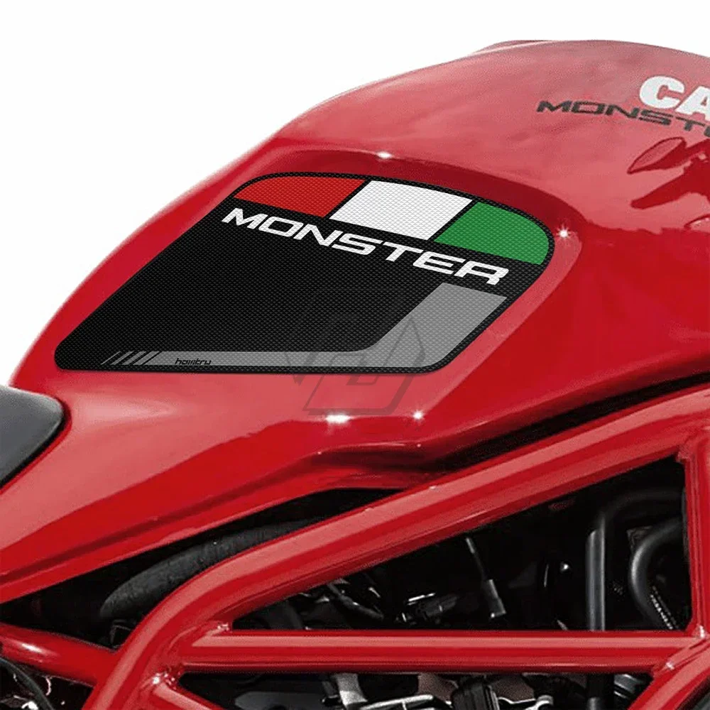 

Motorcycle Anti-slip Side Tank Pad Protection Knee Anti slip side sticker for Ducati Monster 797 821 1200 2017-2019