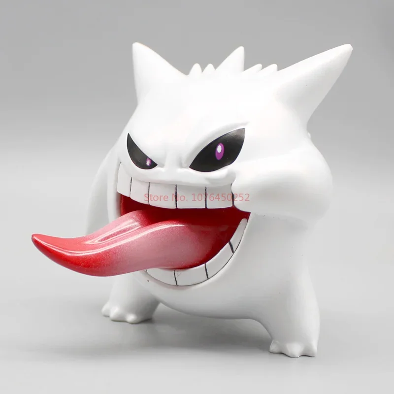 Figurine Pokémon Spit Out One's Tongue Gengar, modèle à collectionner, ornement en PVC, personnages d'anime, beurre, jouet pour enfants, cadeau