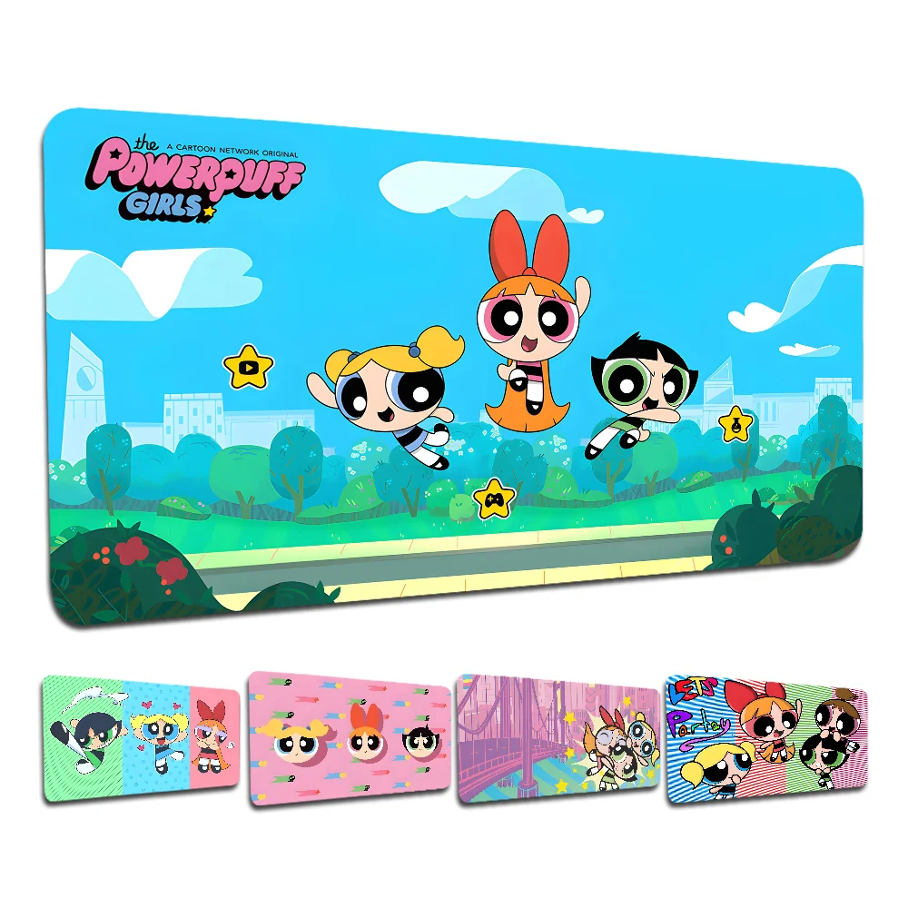 Anime T-The P-Powerpuff G-Girls Mousepad Boy Pad Natural Rubber Gaming Mousepad Desk Mat Size For Gameing World Of Tanks CS GO Z