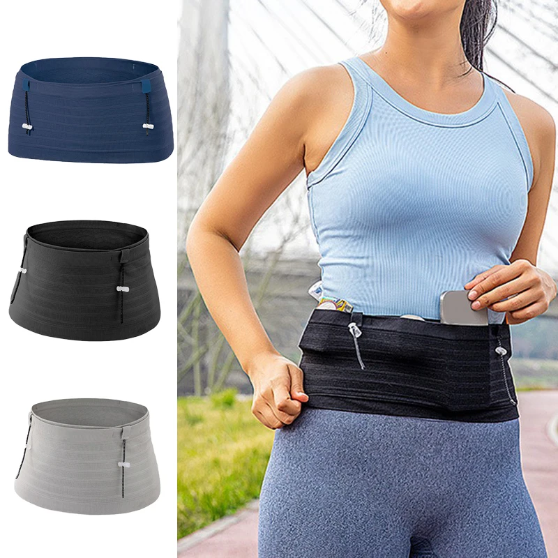 

1PC Running Waist Bag Men Women Invisible Elastic Running Belt Multi-function Sports Phone Waist Belt Bag Gym Fitness Marathon