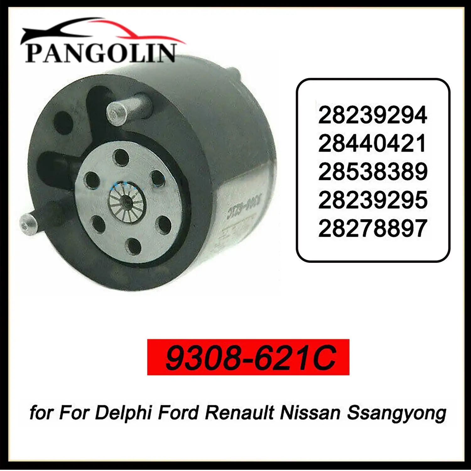 Injector Valve for Delphi Renault Ssangyong 28239294 9308-621C 28239295 Fuel Supply System Fuel Inject Controls Engine Parts
