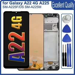 A22 4G Display for Samsung Galaxy A22 4G Screen Display LCD Replacement for Samsung A22 A225F LCD Display Touch Panel Screen