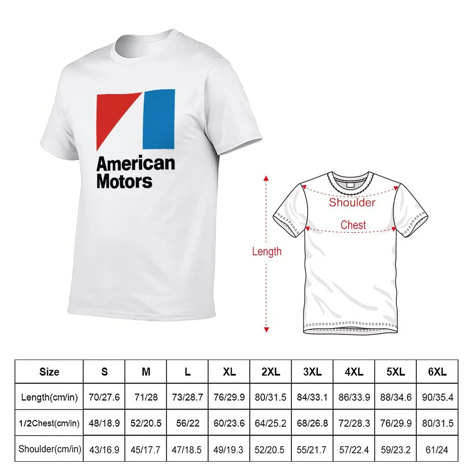 New American Motors T-Shirt customized t shirts summer tops plus size t shirts kawaii clothes men clothings