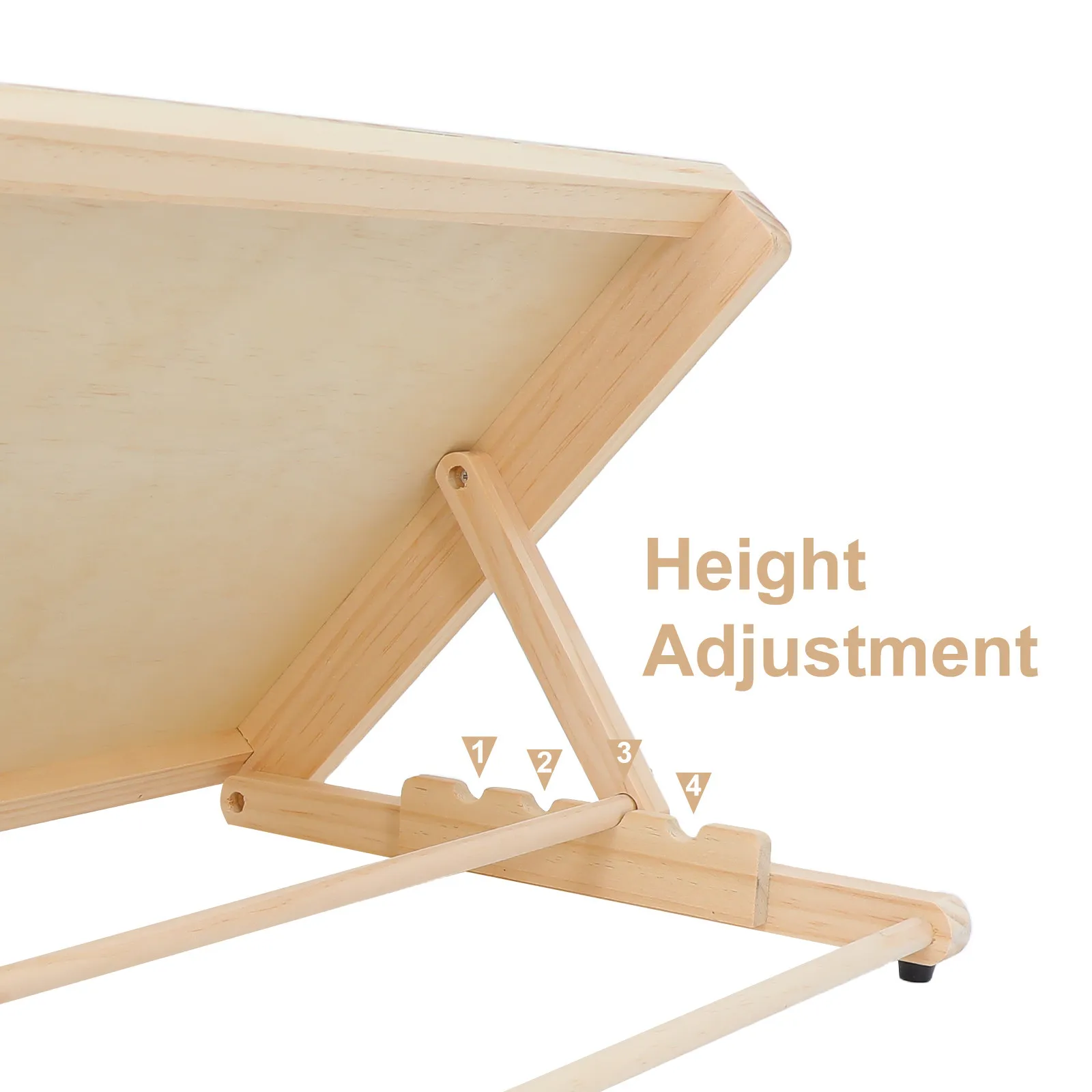 Portable Folding Artist Easel Adjustable Height Desktop Wood Tabletop Easel Stand for Painting Drawing Presentations Art Display