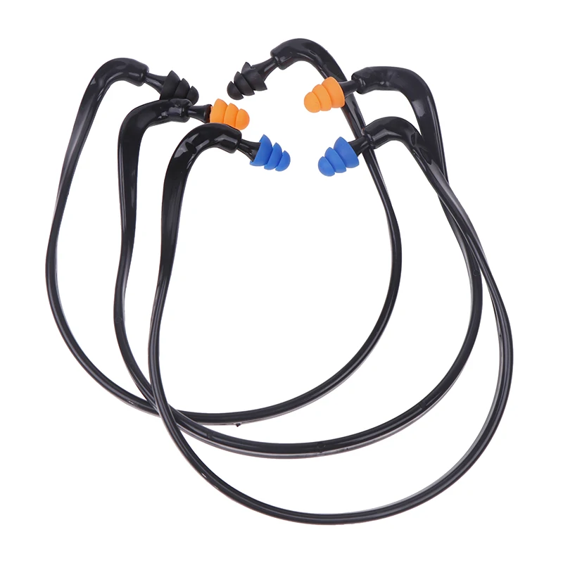 1PC Soft Silicone Ear Plugs Sleeping Working Noise Reduction Head-mounted Earplugs Protector Anti-Noise Earmuff