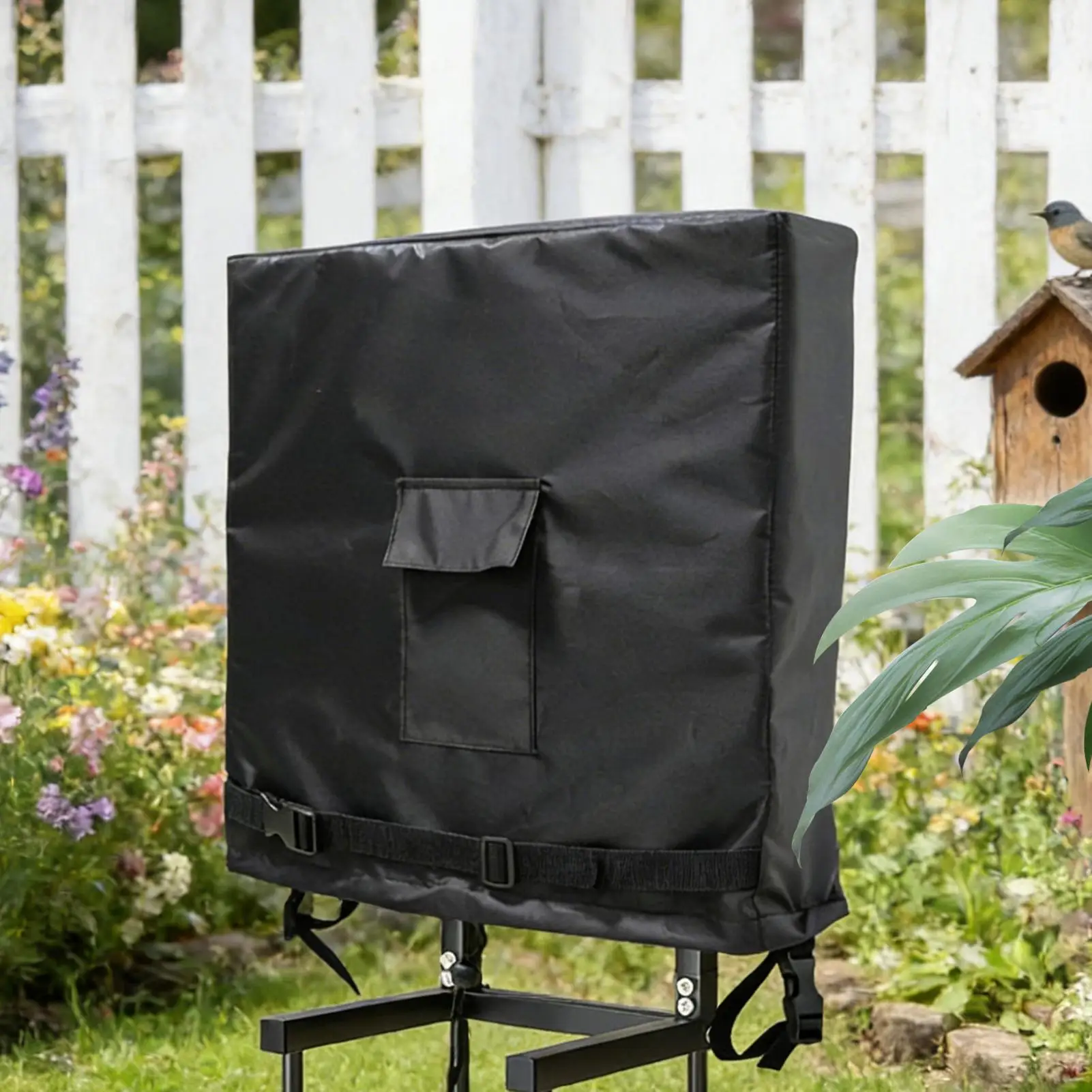 

Сверхмощная пылезащитная водонепроницаемая крышка шланга с вентиляционным отверстием, защитная крышка катушки шланга для наружного сада для заднего двора, фермы, патио