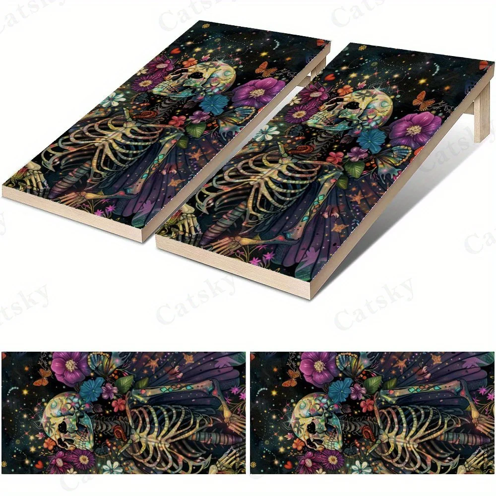

Colorful Skull Bat Wing Art ,High Value! 2D Flat Vinyl Sandboard Decals - Budget-Friendly and High Value, Bubble-Free and Easy t
