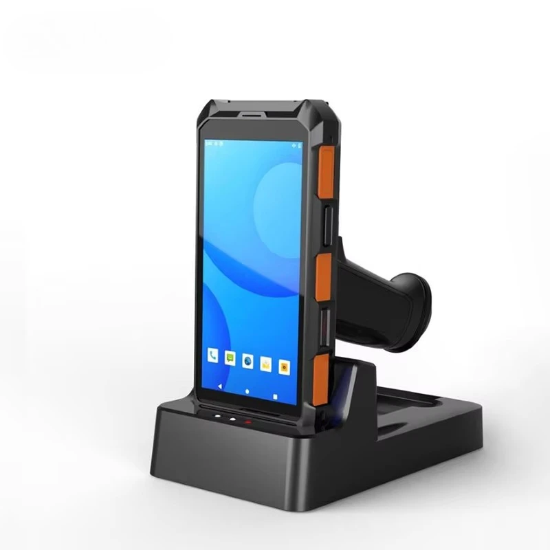 Rugged Android 13 Barcode Reader Removable Battery 8000mah Handheld Pdas 4g Wifi Logistics Warehouse Inventory Barcode Scanner