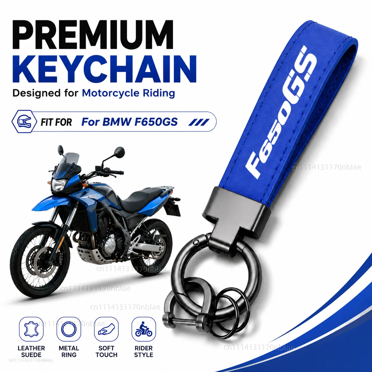 Llavero de cuero de alta calidad para motocicleta, llavero para BMW F650GS F650 GS F 650 GS, accesorios para llavero de motocicleta de todos los años