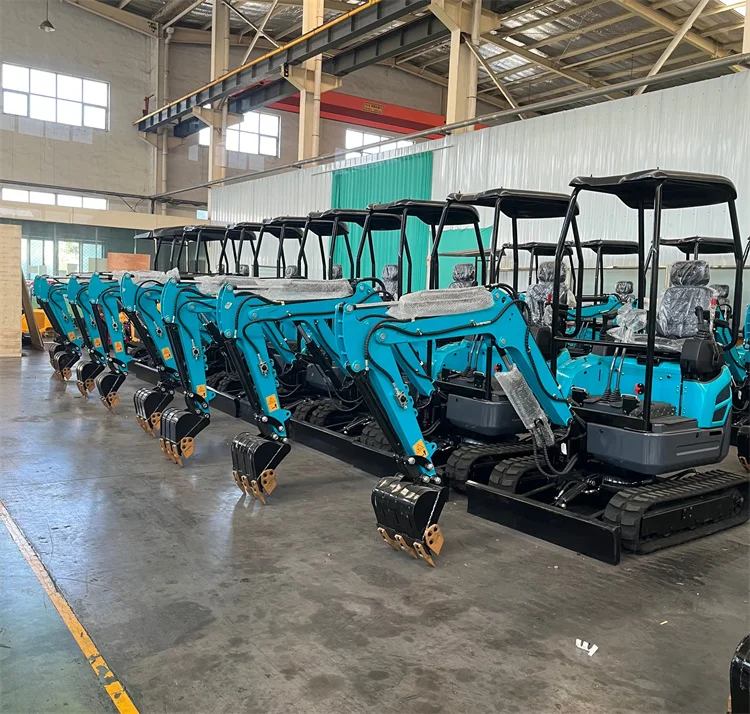 Earth Moving Machinery 1.5ton 0.8ton Micro Mini Excavator with Free Bucket for Sale