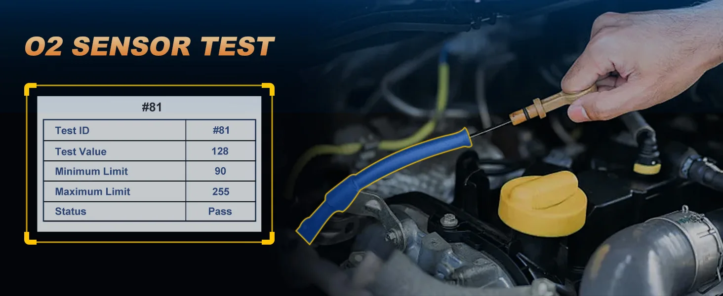 OBD2-Scanner Codeleser Motorfehleranzeige Auto-Diagnosegerät Fehlercodes Lesen und Löschen Volle OBD2-Funktionen 2026 – Detail 13