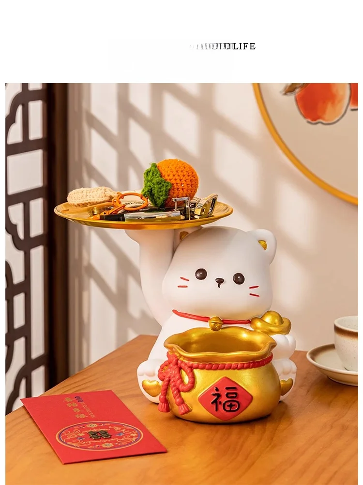 

Tlife Nordic Sle Home Decor: Декоративная фигурка животного из смолы для хранения, подставка для ключей в прихожую, украшение для гостиной, подарок