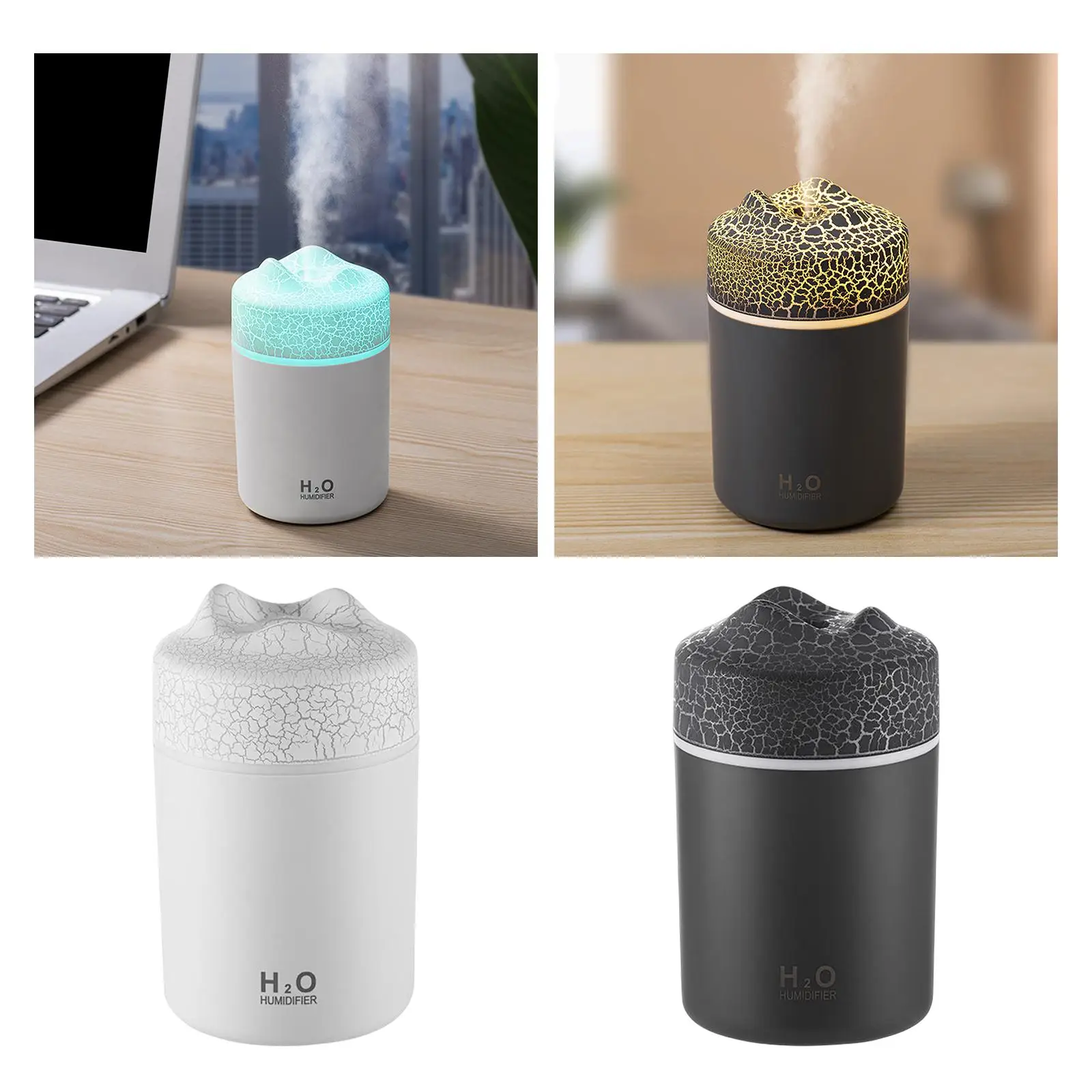Desktop Humidifier Personal Humidifier Small with Night Light Humidifier 300ml