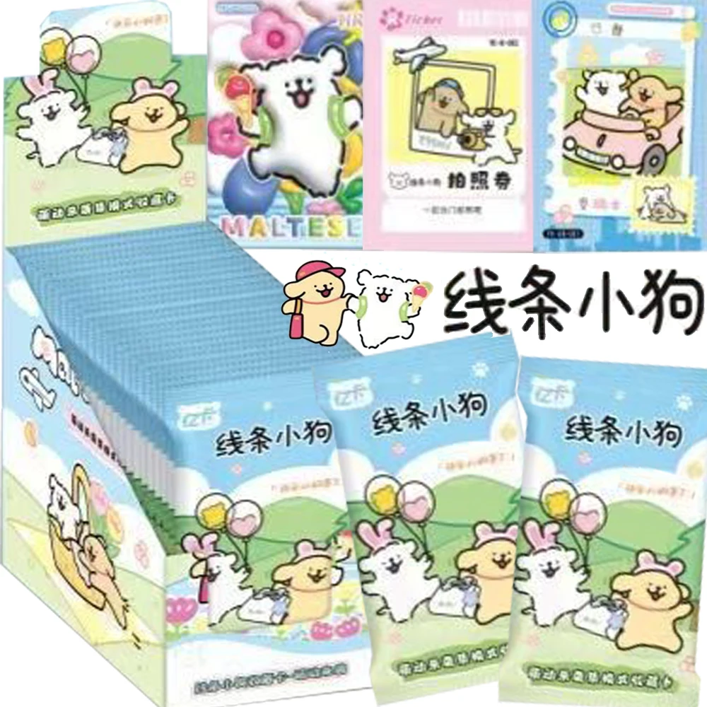 

Maltese Collection Card Periphery Popular Anime IP Character Lively Lovely Warm Healing Line Dog Rare Limited Card Children Gift