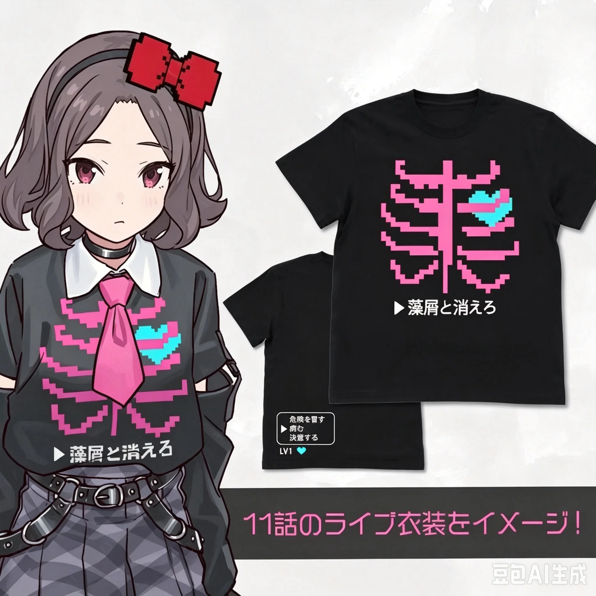 GIRLS BAND CRY EBIZUKA TOMO Two-dimensional Printed T-shirt Japan Harajuku Cartoon Anime Woman Man T shirts Otaku Gift