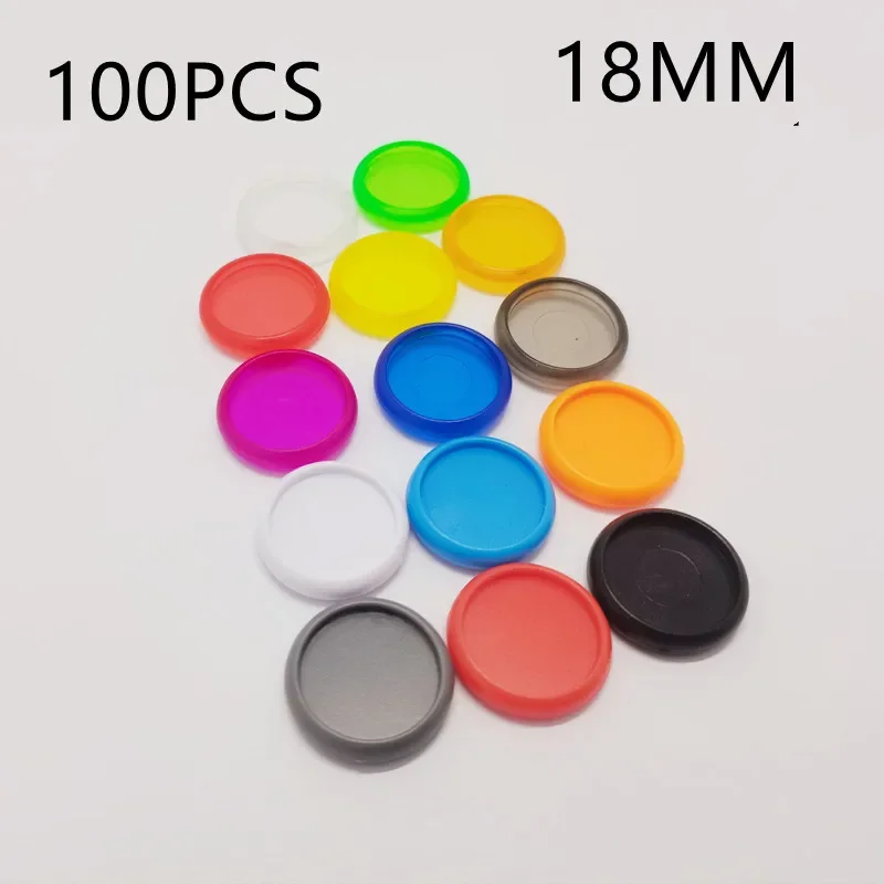 100PCS18MM loose-leaf mushroom hole binding ring, solid plastic binding button notebook binding CD.