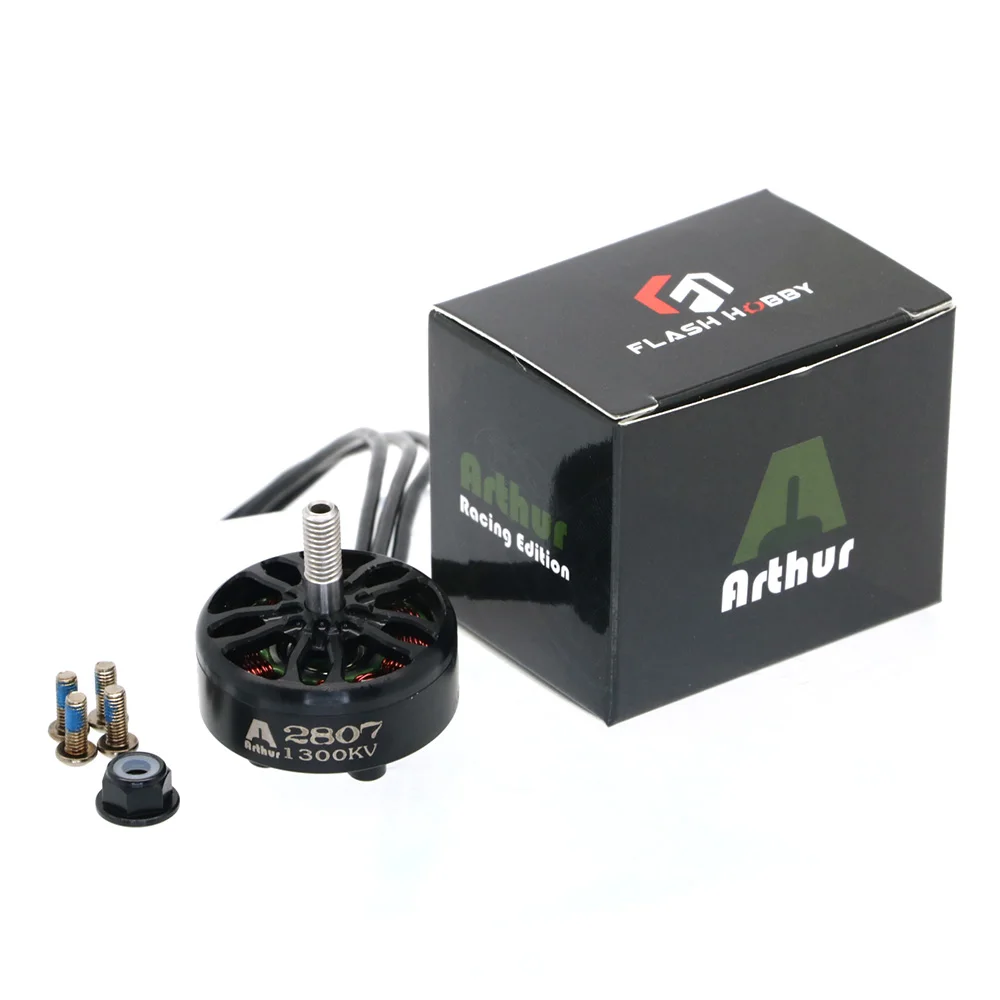 4pcs FLASHHOBBY Shirke A2807 2807 1300KV Brushless Motor for FPV Freestyle 7inch Long Range LR7 Drone Model thumbnail 4